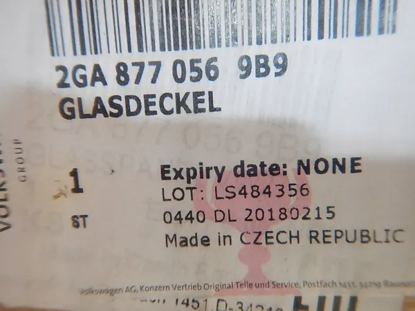 VW T-Roc Panoramatak Glas OEM 2GA877056 image 3