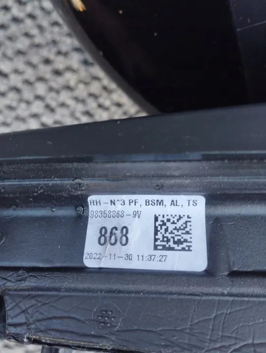 Specchio destro Opel Mokka B II 10+4pin OEM 98358868-9V image 4