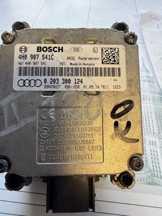 Radar ACC esquerdo OEM 4H0907541C para Audi A8 D4 image 3