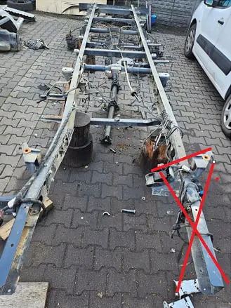 IVECO DAILY RAMA 5,6m Rahmen - Originalteil image 2