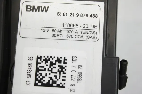 AGM-Batterie 12V 50Ah 570A BMW MINI 2021 image 2