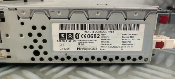OEM 96661986XT Radio Navigoinnilla & Bluetoothilla image 6