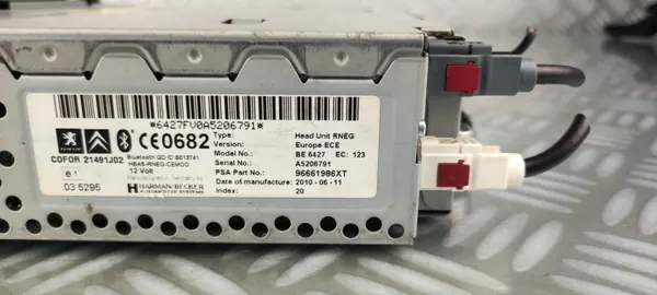 OEM 96661986XT Radio Navigoinnilla & Bluetoothilla image 7