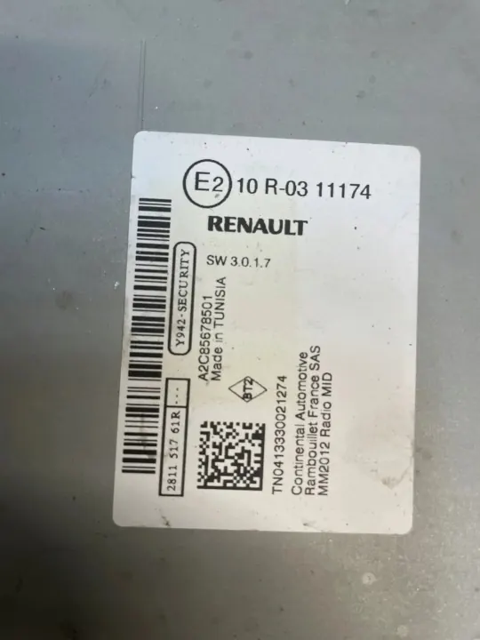 Radio Navigation OEM 281151761R pour Renault Clio IV image 3
