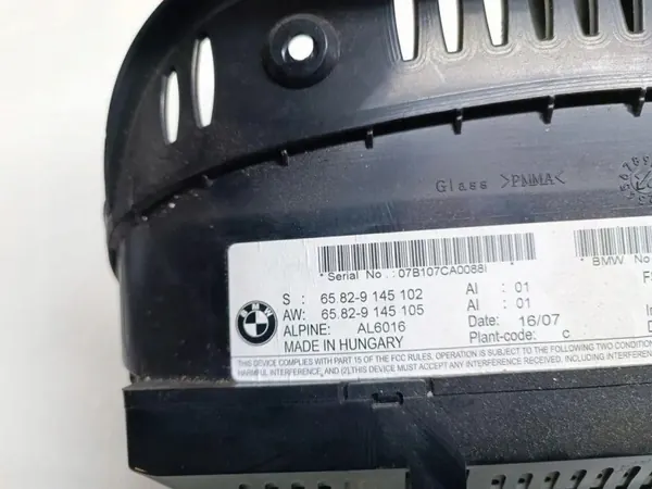 Écran navigation BMW OEM 9145102 pour 6 Cabrio E64 image 3