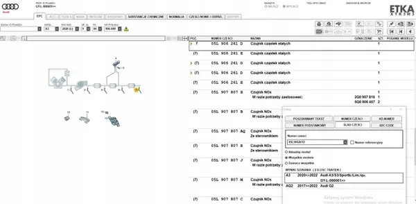 Sonde Lambda NOx d'occasion OEM 05L906261D image 5