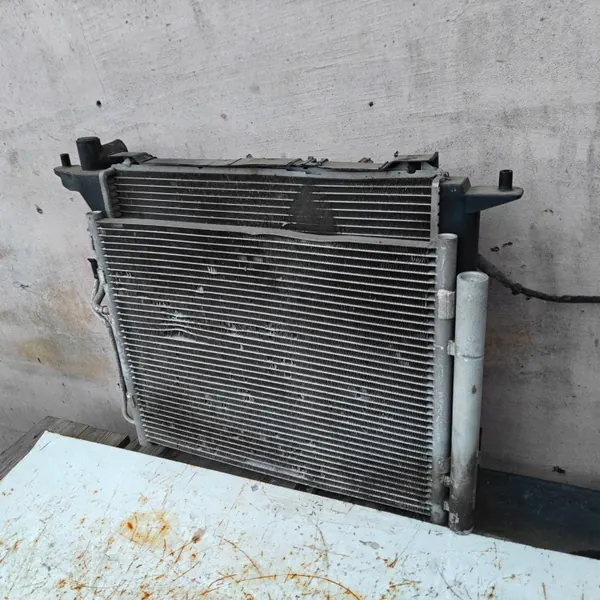 KOMPLET CHŁODNICA WODY KLIMATYZACJI WENTYLATOR KIA CEED HYUNDAI I30 2.0CRDI image 3