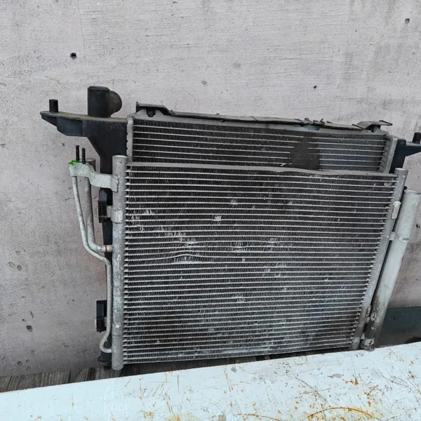 KOMPLET CHŁODNICA WODY KLIMATYZACJI WENTYLATOR KIA CEED HYUNDAI I30 2.0CRDI image 4