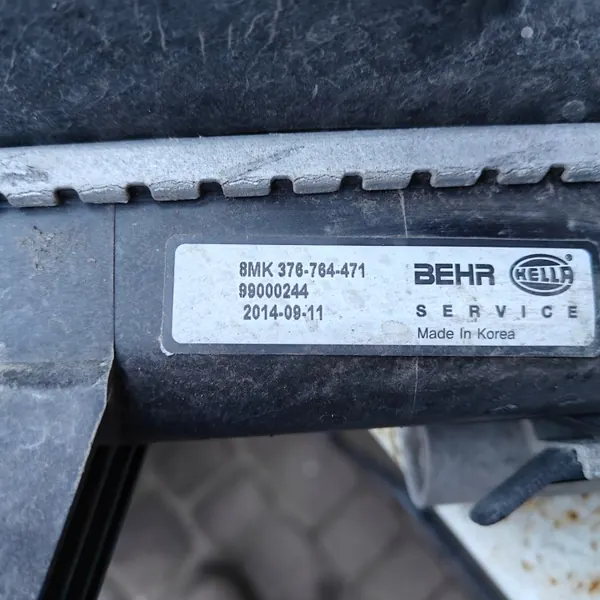 KOMPLET CHŁODNICA WODY KLIMATYZACJI WENTYLATOR KIA CEED HYUNDAI I30 2.0CRDI image 6