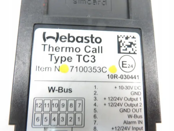 Module Webasto Thermo Call TC3 OEM 7100353C image 3