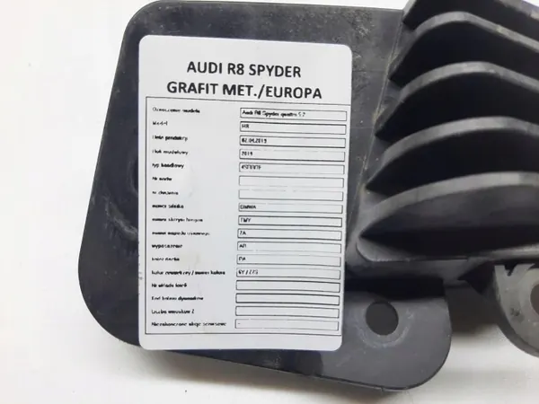 Audi R8 II Spyder Luftrörsbracket OEM 4S0810676B image 4