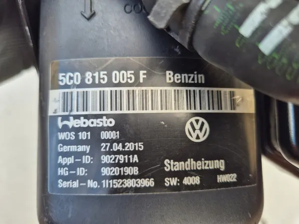 Webasto Thermo Top V Verwarming OEM 5C0815005F image 6