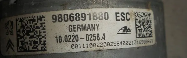 Peugeot ABS-Pumpe OEM 9806891880 - Gebraucht image 4
