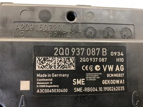 Module Confort OEM 2Q0937087B pour Skoda Fabia III image 3