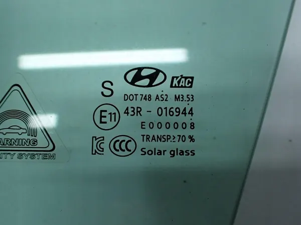 Fenêtre de Porte Avant Gauche Hyundai Kona I 2019 OEM image 2