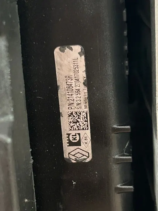 KOMPLET CHŁODNIC Z BELKĄ RENAULT CLIO IV 214106473R 144963014R image 4