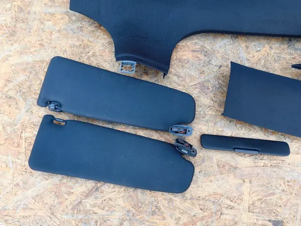 Pilarklädnadssats OEM Podsufitka Svart Audi TT 8N image 7
