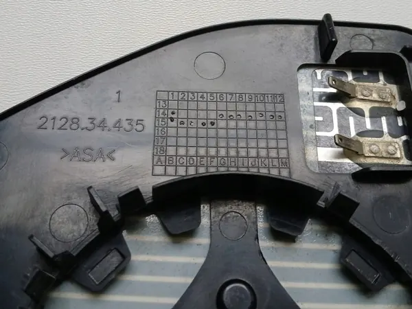 Insert Miroir Gauche Nissan Pulsar OEM - Occasion image 3