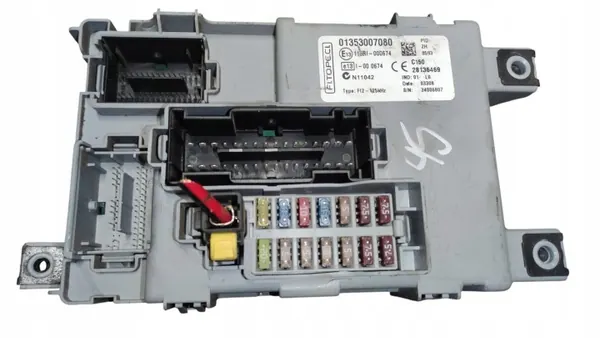 Módulo Caixa Fusíveis BSI OEM 01353007080 Fiat Fiorino image 2