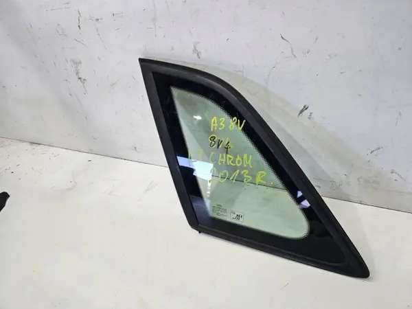 Vidro de Carroçaria Traseiro Esquerdo Audi OE com Película Cromada image 3