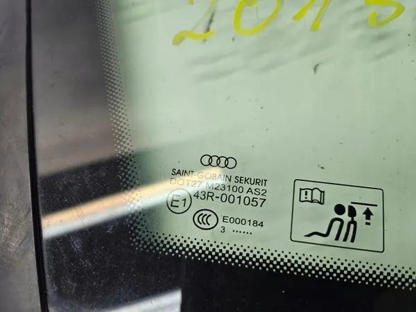 Vidro de Carroçaria Traseiro Esquerdo Audi OE com Película Cromada image 7
