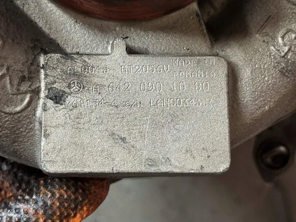 Turbocompresor A6420901080 Mercedes-Benz 2.2 CDI image 4