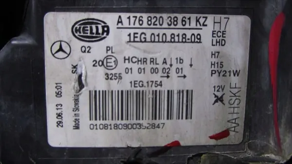 Mercedes W 176 A1768203861 Linker Lamp image 8