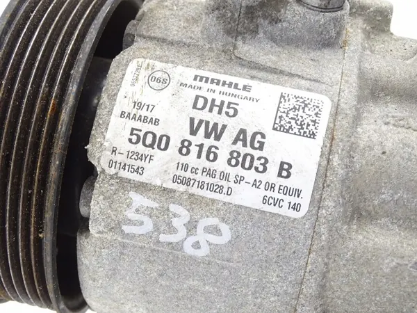 AC Compressor Skoda Octavia III 5E 1.6 TDI 5Q0816803B image 4