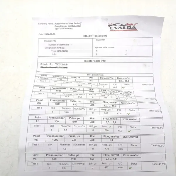 Inyector de combustible BMW 5 E60 E61 2005 image 7