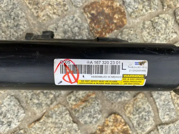 Amortizzatore posteriore sinistro MERCEDES 167 GLE GLS image 2