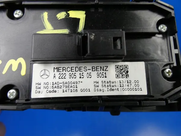 Raam Schakelaar Mercedes-Benz S-Klasse Achter Links OE A 222 905 15 05 image 3