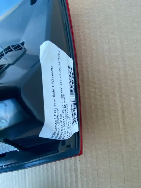 Luces Traseras LED BMW 5 F10 Lift Lado Derecho 7312708 image 7