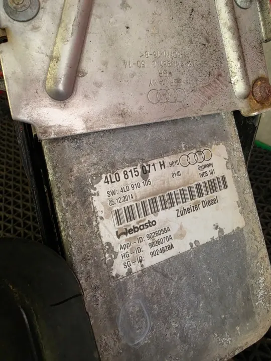 Calefactor Webasto Audi Q7 4L 4L0815071H image 3