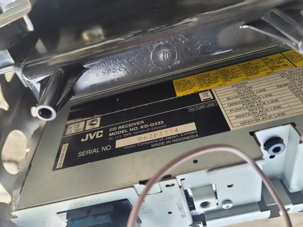 1 DIN radioframe Honda Jazz II 02-08 OEM image 6
