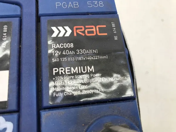 BYD ATTO 3 12V 40Ah Batteri OEM 540125033 image 3