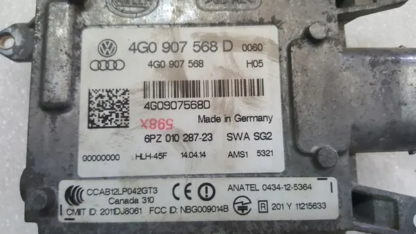 RADAR FILMÄNDSK ASSISTENT AUDI 4G0907568D image 8