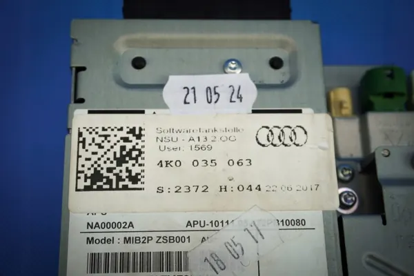 Controlador MMI MIB2+ High Navi OEM 4K0035063 image 5