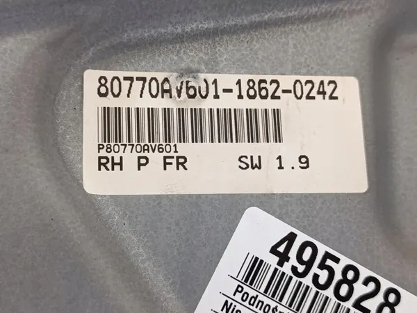 Regulador de janela dianteira direita Nissan Primera P12 80770AV601 image 6