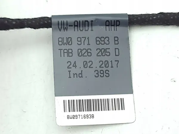 AUDI A4 B9 8W Oven Verhoilukaapeli 2016 image 7