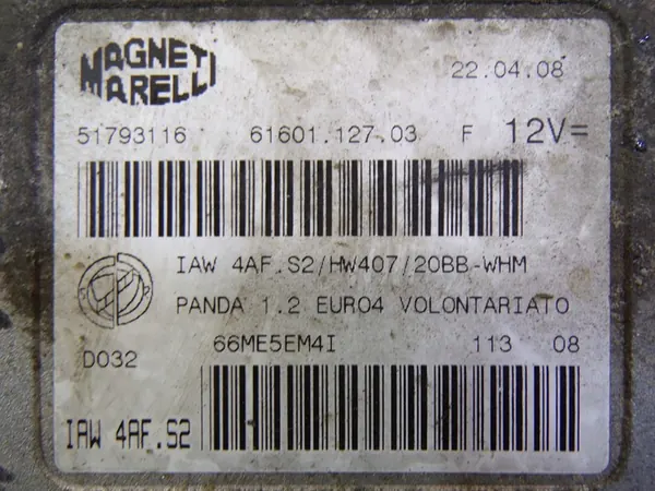 Kit de démarrage Fiat Panda 2 II 1.2 image 4