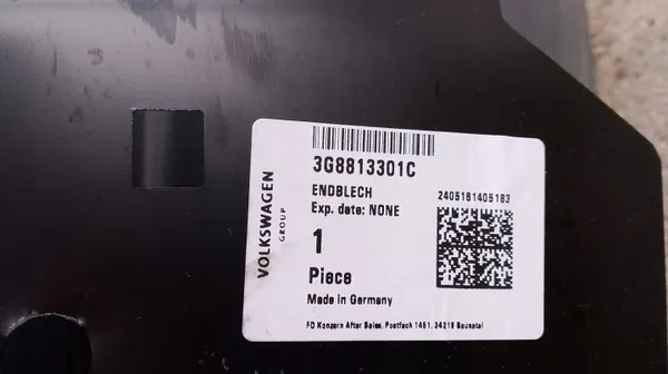 Panel trasero VW Arteon OEM 3G8813301C image 4