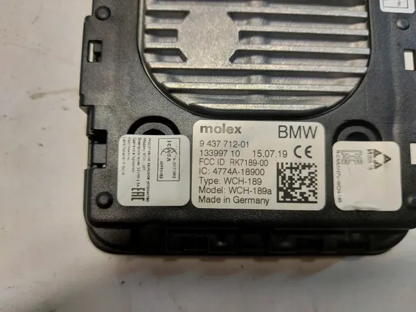 Chargeur Induction BMW OEM 9437712-JLK01 Occasion image 3