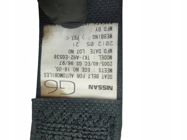 Säkerhetsbälte höger fram OEM 1085884 Nissan Micra image 3