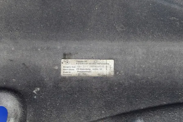 Nedre Underbody Cover Höger Mercedes CLS W218 A2126100708 image 6