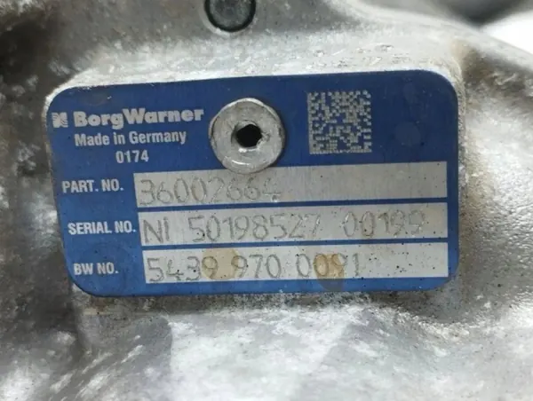 Turbocompressor usado OEM 36002664 para Volvo XC60 2.4L image 4
