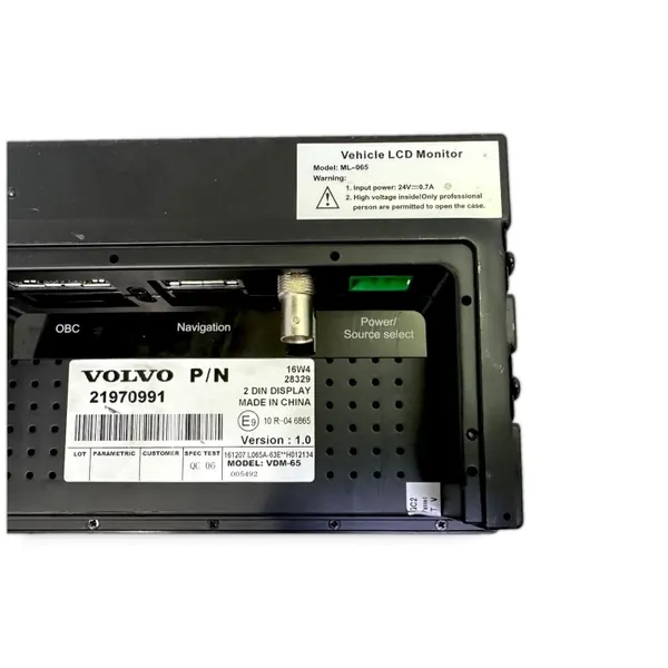 Pantalla conductor Volvo OEM 21970991 image 5