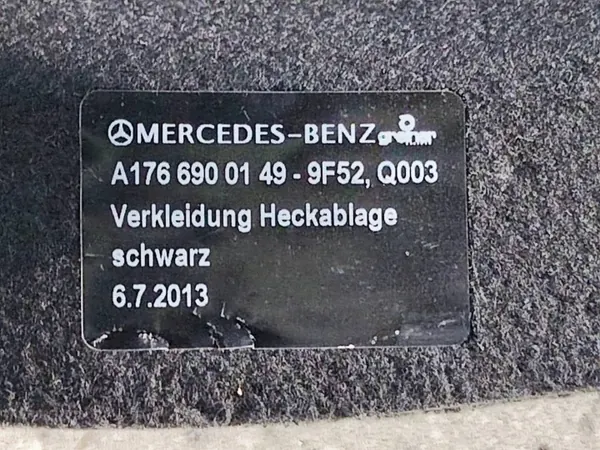 Étagre de coffre A1766900149 pour Mercedes Classe A W176 image 5