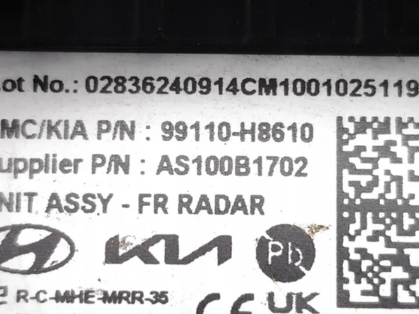 Kia Stonic Radarsensor OEM 99110-H8610 Gebraucht image 7