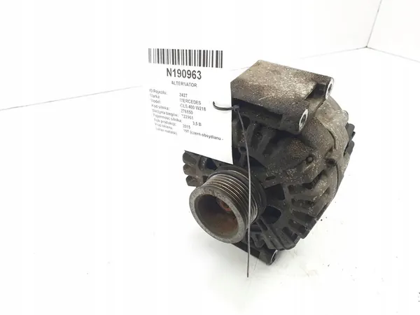 ALTERNATOR MERCEDES CLS 400 W218 A0009061722 image 4