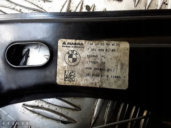 Régulateur de vitre BMW OEM 7351050 - Pièce d'occasion image 5